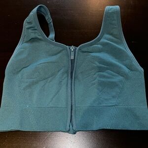 All in motion Women’s sports bra XL zip front